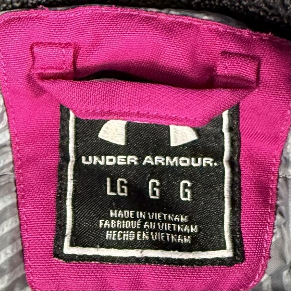Under Armour Women's Large Storm‎ 3 ColdGear Infrared Hooded Lined Jacket Winter - Picture 2 of 7
